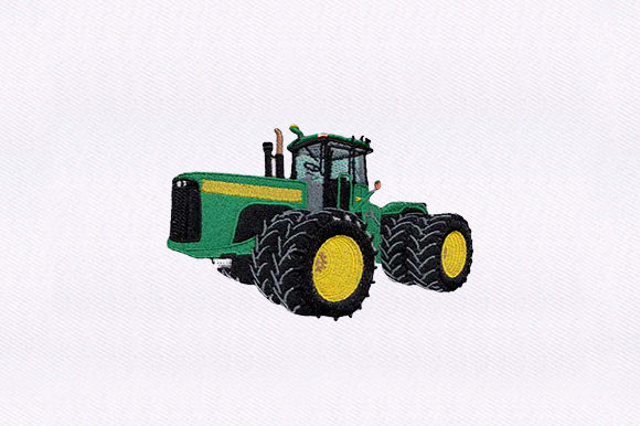 Agriculture Tractor: A Charming Embroidery Design for Gifts