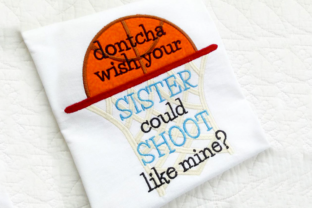 Basketball Sister Applique: A Designer's Field Test