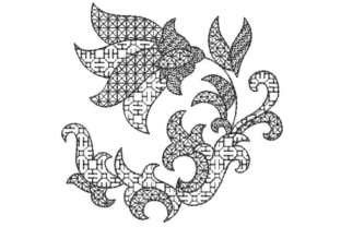 Blackwork Flower: A Versatile Holiday Embroidery Review