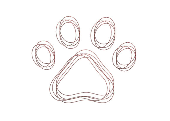 Dog Paw Scribble Stitch: A Holiday Embroidery Review