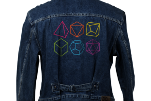 Linework Dice: A Geeky Embroidery Design Review