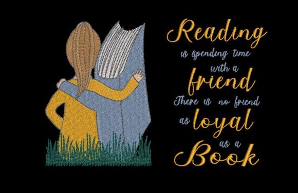 Review: Girl, Book and a Quote Combined Design
