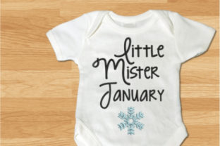 Review: Little Mr January Snowflake for Boutique Sweatshirts