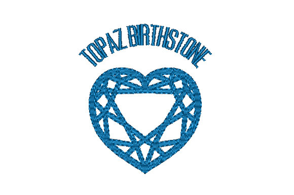 Review: Topaz Birthstone Faceted Heart Design