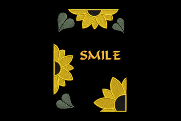 Sunflower, Smile: A Cheerful Design for Handmade Goods