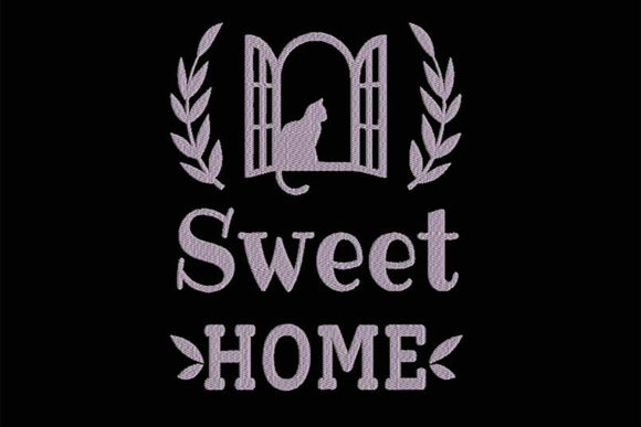 Sweet Home with a Cat: A Cozy Holiday Embroidery Review