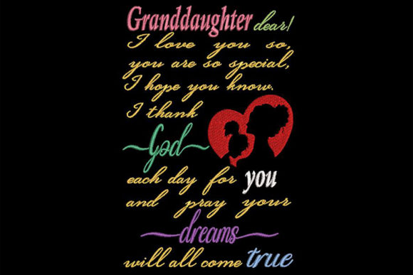 To My Granddaughter Quote: A Craft Fair Best-Seller